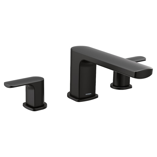 Two-Handle Roman Tub Faucet Matte Black
